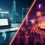 Site vs Redes Sociais