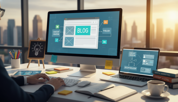 adicione um blog ao seu website