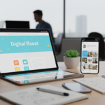 presença digital com website e instagram