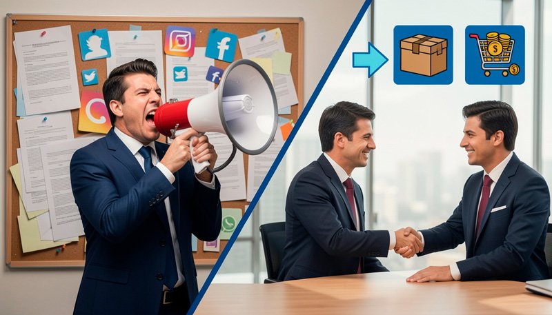 Você Está Vendendo ou Só Divulgando